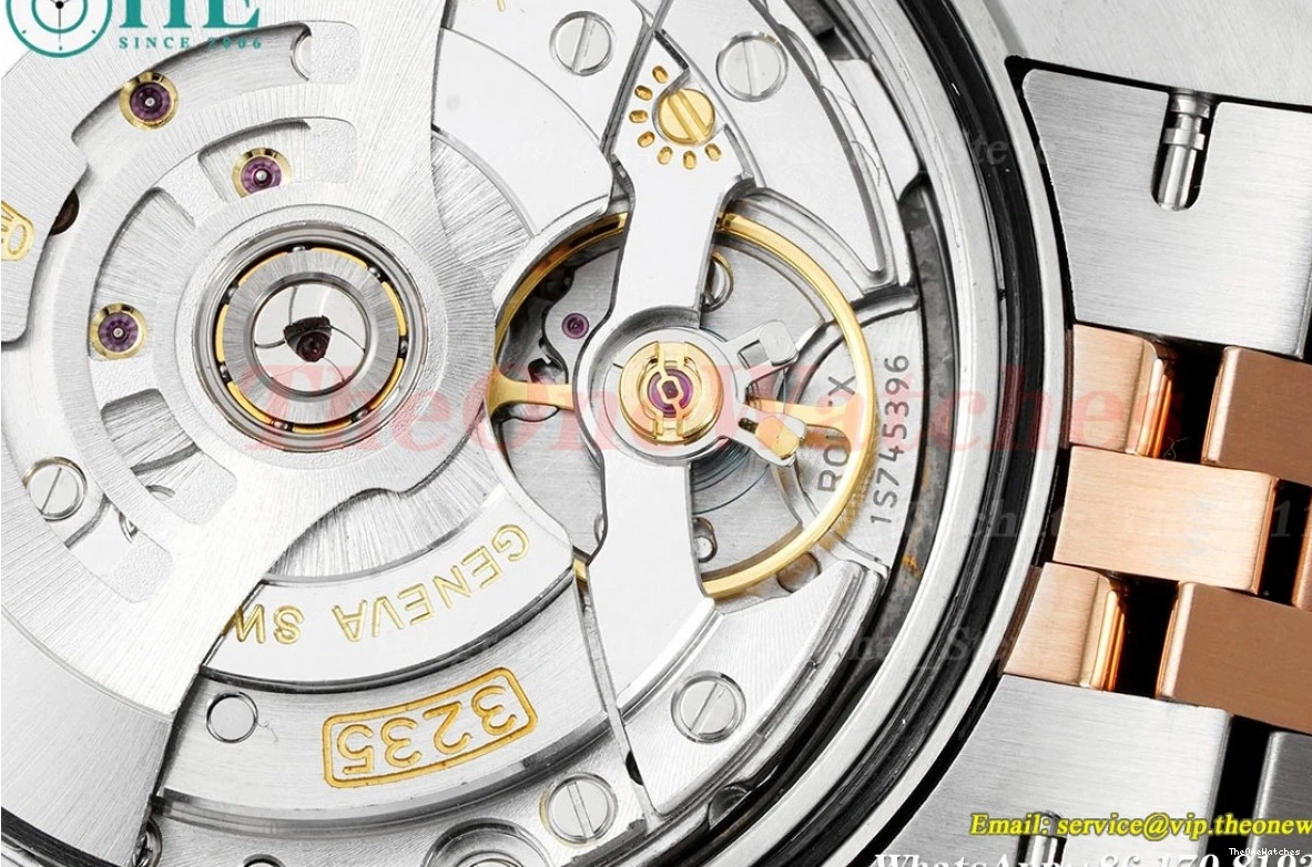 126331 VS3235 Textured Silver Dial Datejust VSF 41mm RG Jub SS 0414